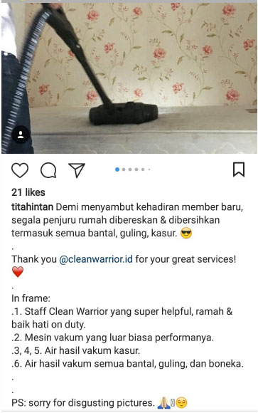 Clean Warrior Jasa Cuci Kasur, Sofa & Karpet